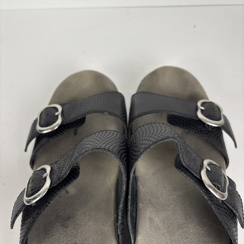 Dansko Sophie Sandals 9841180200 Black Dot Double Strap Women's EUR42 US 11.5-12 - Picture 6 of 10