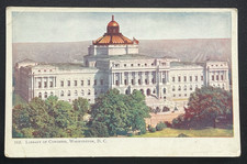 Postcard Library of Congress Washington DC Un-Posted Vintage