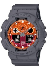 CASIO G-SHOCK GA-100FL-8AJF Flame Inside Analog Digital Men Watch Resin Band NEW