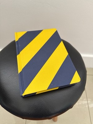 Rowing Blazers x Target Navy Yellow Stripe Hardcover Notebook Journal Lined Rare