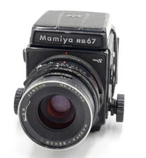 Mamiya RB67 Pro S Camera Sekor C 90mm F3.8 Lens 120 Film Back SR:C111461