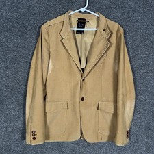 G-Star RAW Blazer Mens 50 Beige Corduroy Correctline Deconstructed Jacket Casual