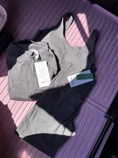 Lululemon Gray Define Jacket Luon Leggings Set Size 12 Athletic Sweatsuit