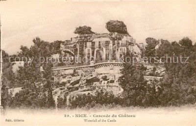 Nice Alpes Maritimes Cascade du Chateau 