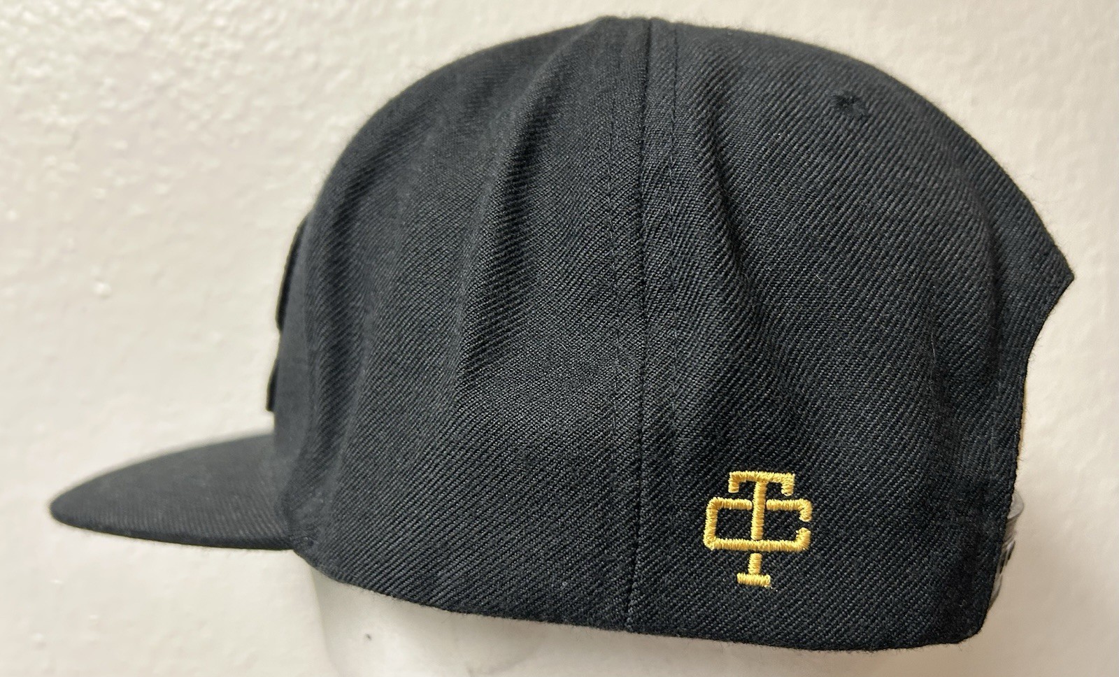 Support Blue Collar Snapback Hat Patch Black - image 5