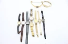 F x 10 Vintage Ladies Seiko Quartz Wristwatches Including V701-2J30 Etc N/T