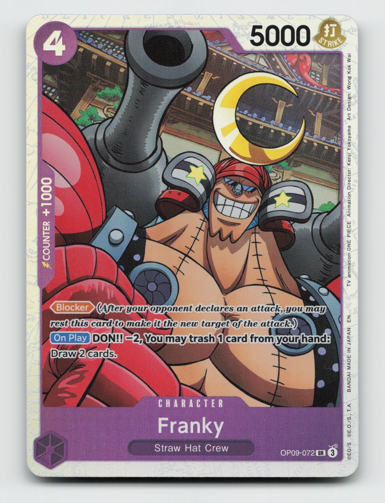 Franky SR Emperors in the New World OP09-072 NMFoil