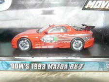 Fast and Furious Dom 1993 1/43 Mazda RX-7 FD3S Green Light Unused Unopened From