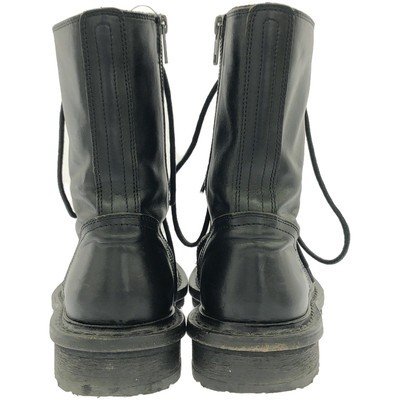 ANN DEMEULEMEESTER ANDEMOURMEESTER SIDE ZIP LACE UP COMBAT ANN DEMEULEMEESTER ANDEMOURMEESTER SIDE ZIP LACE UP COMBAT