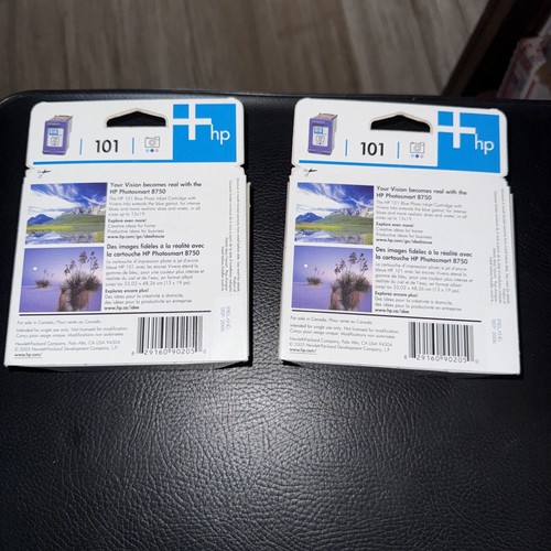 GENUINE SEALED HP 101 Photo Blue Ink Cartridge for Photosmart 8750 8753 8758 - Picture 4 of 5