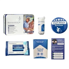 Survival Kit Portable Compact with Wet Wipes Poop Prank Survival Kit for classy