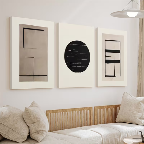 3pcs Nighttime Cityscape with a Bridge Wall Art Canvas Unframed/Framed