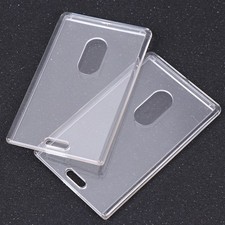 6 Pcs Security Badge Holder Id Card Protective Cover