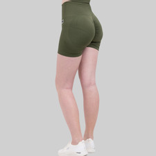 Womens Scrunch Yoga Shorts High Waist Seamless Push Up Opaque Fitness Pilates