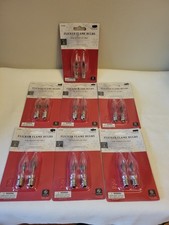 NEW FACTORY SEALED LOT OF 7 / 2 COUNT FLICKER FLAME BULBS 14 TOTAL
