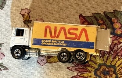 Hot Wheels 1979 NASA Space Shuttle Ground Support Highway Hauler Vintage