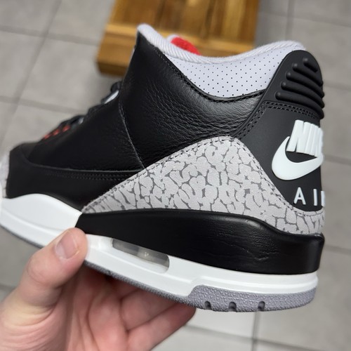 Talla 9 - Air Jordan 3 Retro OG 2024 Negro Cemento - Imagen 18 de 24