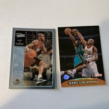 Jerry Stackhouse a lot of two different NBA cards Detroit Pistons