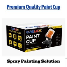 200ml-850ml Paint Cup System PPS Disposable Lids & Liners For Spray Gun Full Kit