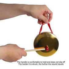Hand Gong Mini Portable Musical Instrument Outdoor Toy with Mallet