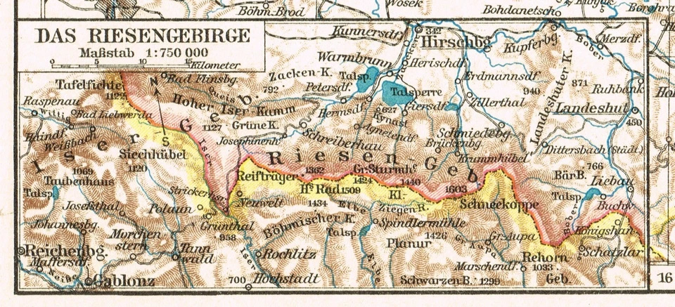 SILESIA Śląsk POLONIA 1923 Mapa Antiguo Original Alemania Checo Slezsko Liberec Foto 4 de 4