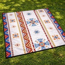 Waterproof Picnic Blanket 200×200cm | Large Sandproof Beach Mat for Park Camping