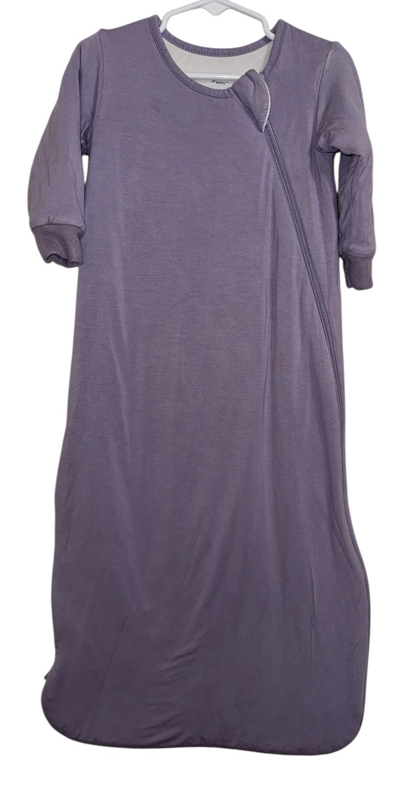 KYTE BABY Long Sleeve Sleep Bag Sack M | 1.0 TOG Bamboo Purple Zip