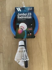 Wildside Jumbo LED Badminton Set New Sealed Light Up Game Set