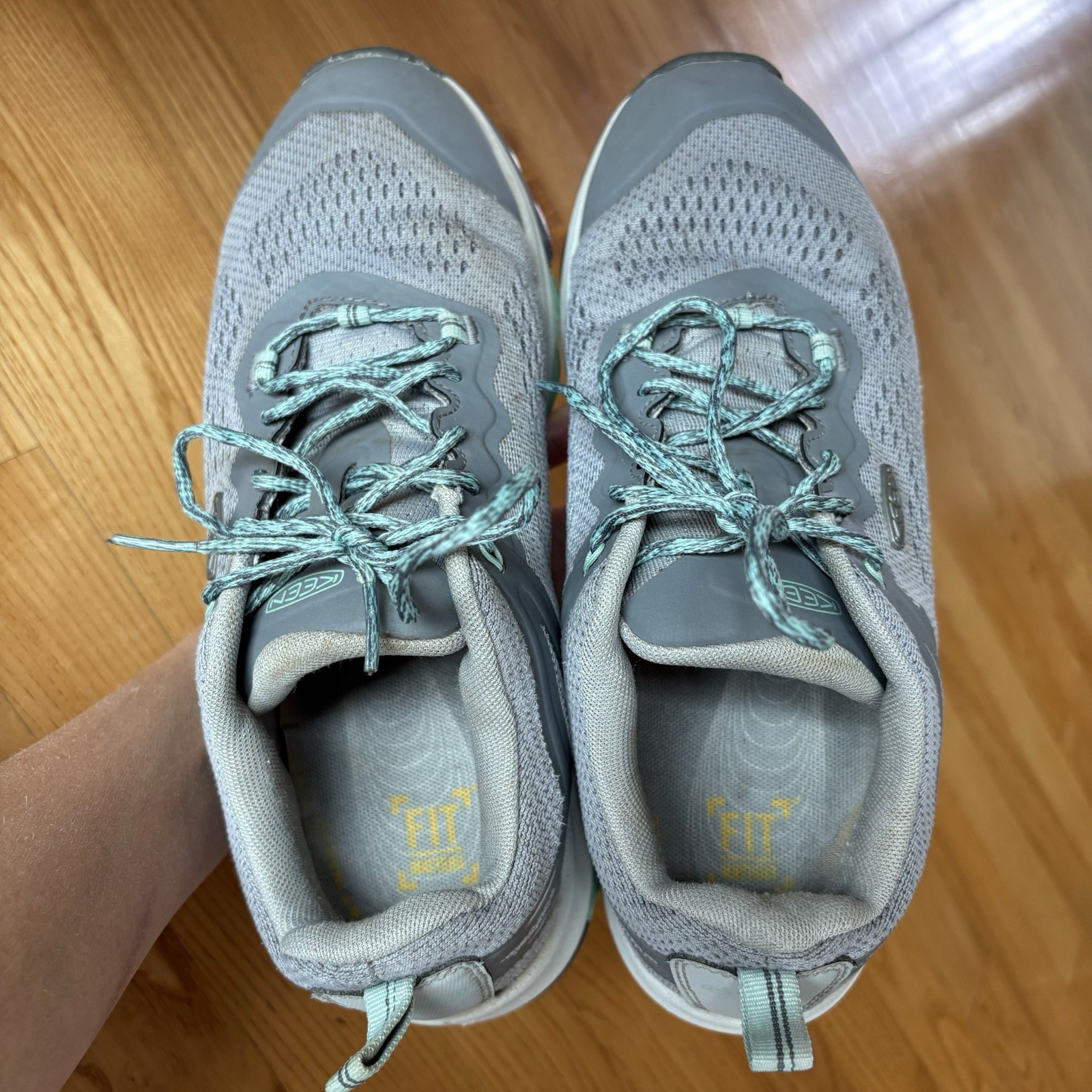 Scarpe da trekking KEEN TERRADORA II VENT DRIZZLE grigio verde sneakers donna taglia 8 5