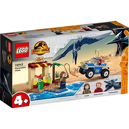 LEGO Jurassic World Chase the Pteranodon! 76943 Toy Block Present Vehicle - Image 2 of 4