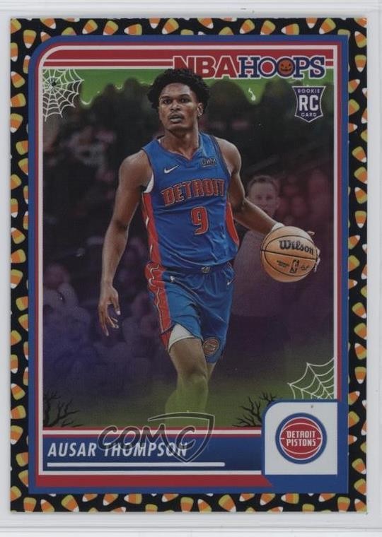 2023-24 Panini Haunted Hoops Holo Candy Ausar Thompson #100 ub2