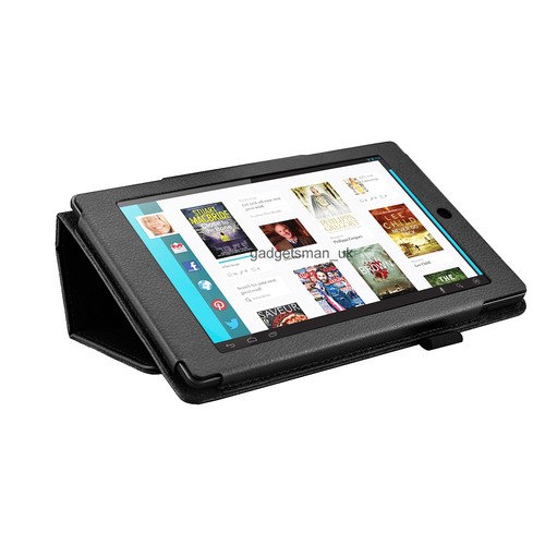 TABLETA PARA KOBO ARC 7 HD - ESTUCHE DE SOPORTE PLEGABLE FOLIO CUBIERTA MÚLTIPLE ÁNGULO DE VISIÓN - Imagen 3 de 8