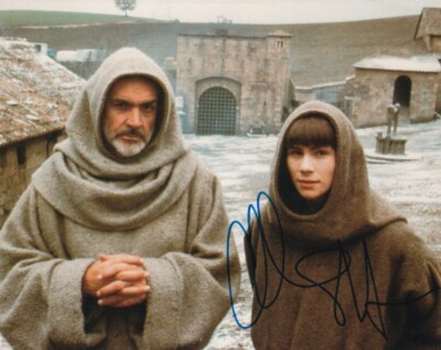 CHRISTIAN SLATER signed Autogramm 20x25cm NAME OF THE ROSE in Person autograph