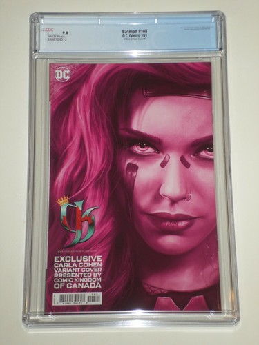 Batman 108 (2021 DC) CGC 9.8 Cohen Variante B, Primera Aparición Milagrosa Molly - Imagen 2 de 2