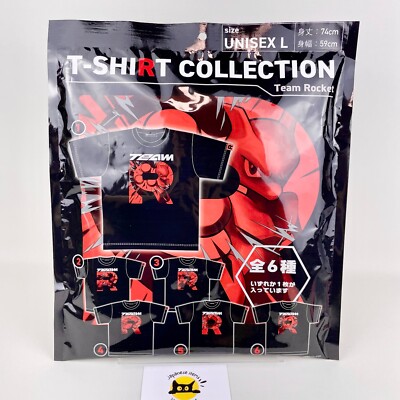 Pokemon Center Team Rocket T-Shirt L Unisex 2025 Japan Random Pack