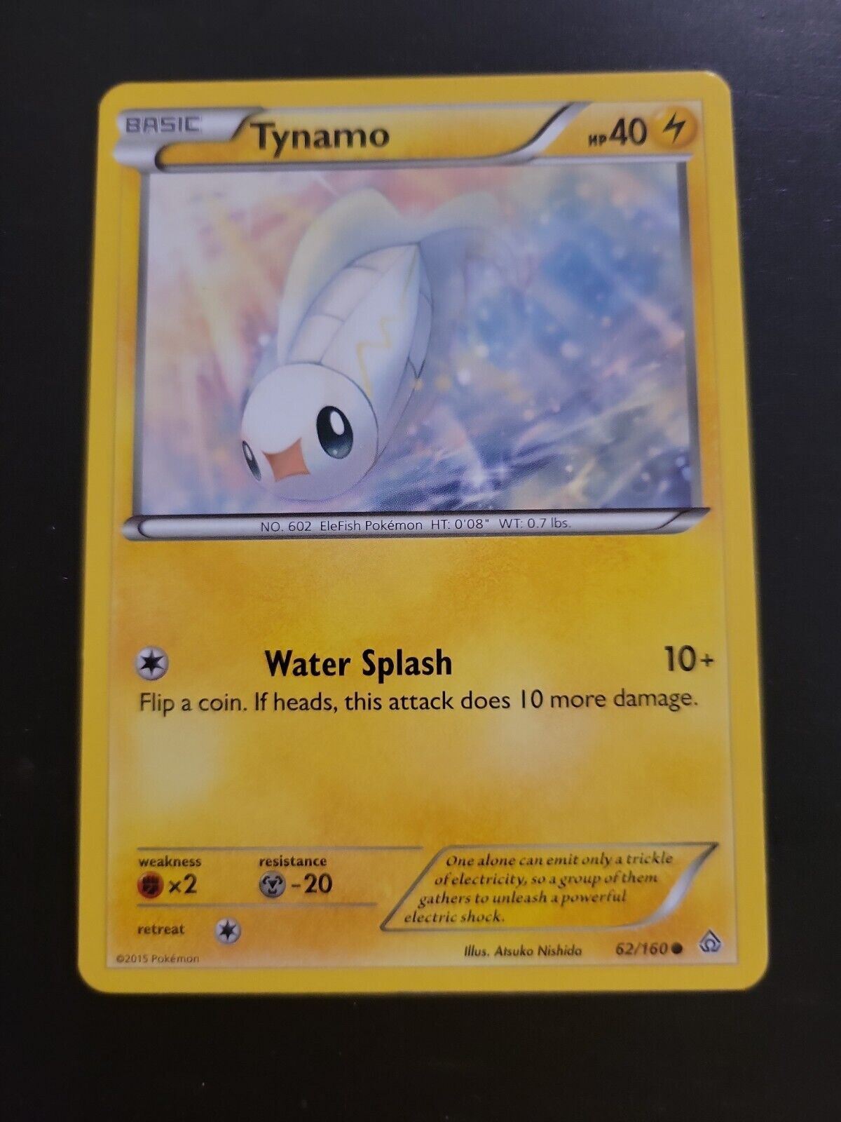 Pokemon TCG Card 2015 Primal Clash - Tynamo 62/160