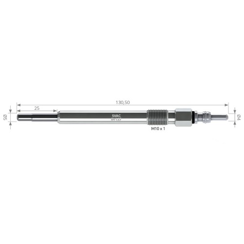 4 candele a bacchetta 11 volt per LTI TX 2.5TD dal 2006 - Foto 3 di 4