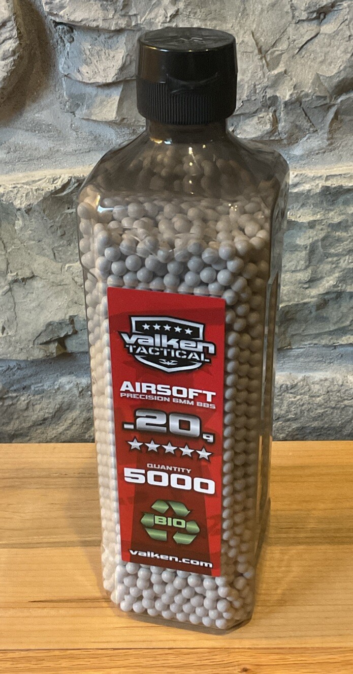 Valken Tactical Airsoft Precision 5000 6MM  BBS .20 grams  B