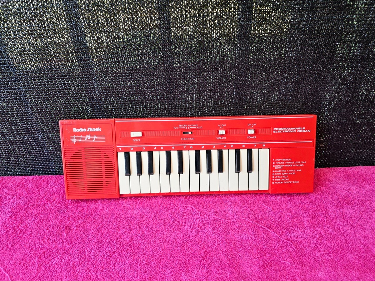 Vintage Radio Shack 60-1091 Programmable Electric Organ Keyboard