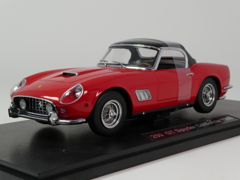 KK Ferrari 250 GT Spyder California Red Black 1960 1/18