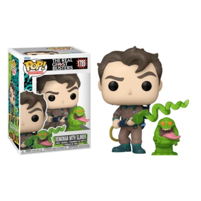 Funko POP Peter Venkman & Slimer #1795 - The Real Ghostbusters - Figurine Vinyle - Photo 1/4