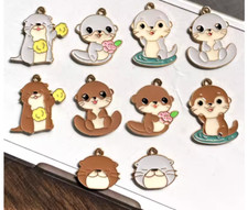 lot 100 Pcs cartoon Animal cute mix Charm necklace Pendant DIY Jewelry Making