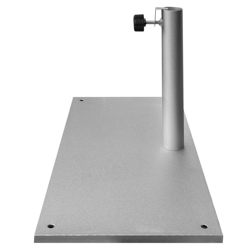 Soporte para sombrilla Delschen 23 kg soporte balcón acero plata tronco hasta 40 mm - Imagen 3 de 6