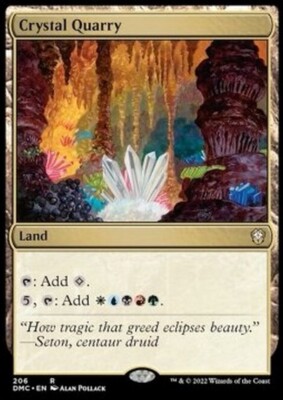 RUSH ENGLISH Crystal Carrier - Crystal Quarry MTG magic DMC