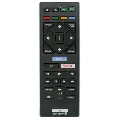 RMT-VB100I Replace Remote for Sony BDP-S1500 BDP-S3500 BDP-S4500 Blu-ray Player