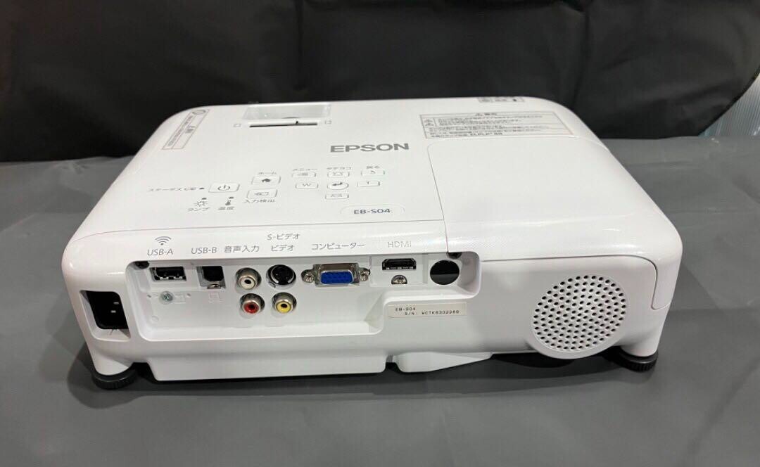 ▽ EPSON LCD PROJECTOR EB-SO4 通電OK!! 中古美品 プロジェクター