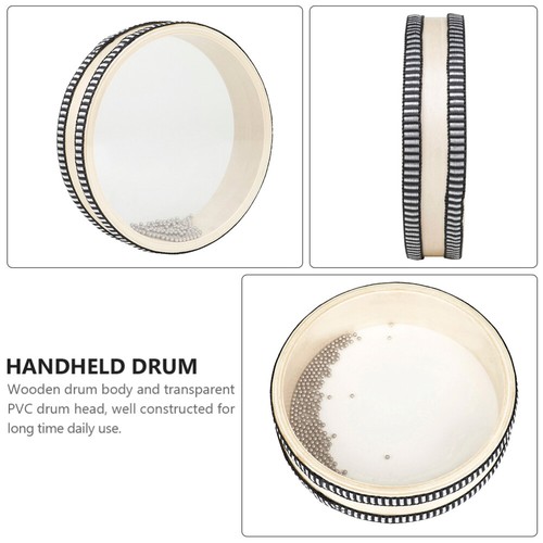1Pc Wooden Sea Wave Drum for Boy Girl Development and Music Exploration - Imagen 12 de 12