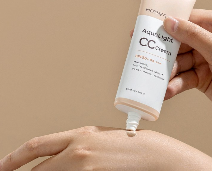 Mother Made Aqua Light CC Cream SPF50+ PA+++ Natural Beige Tone-up