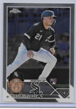 2023 Topps Chrome Carlos Perez Rookie #133 RC Chicago White Sox