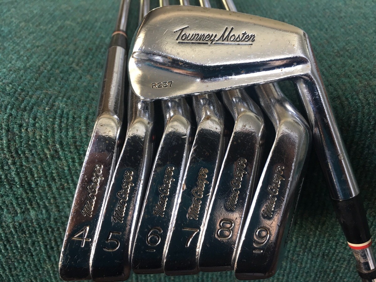 Rare 1970 MACGREGOR TOURNEY MASTER R237 Iron Set - RH, 3-9 Rare 1970 MACGREGOR TOURNEY MASTER R237 Iron Set - RH, 3-9